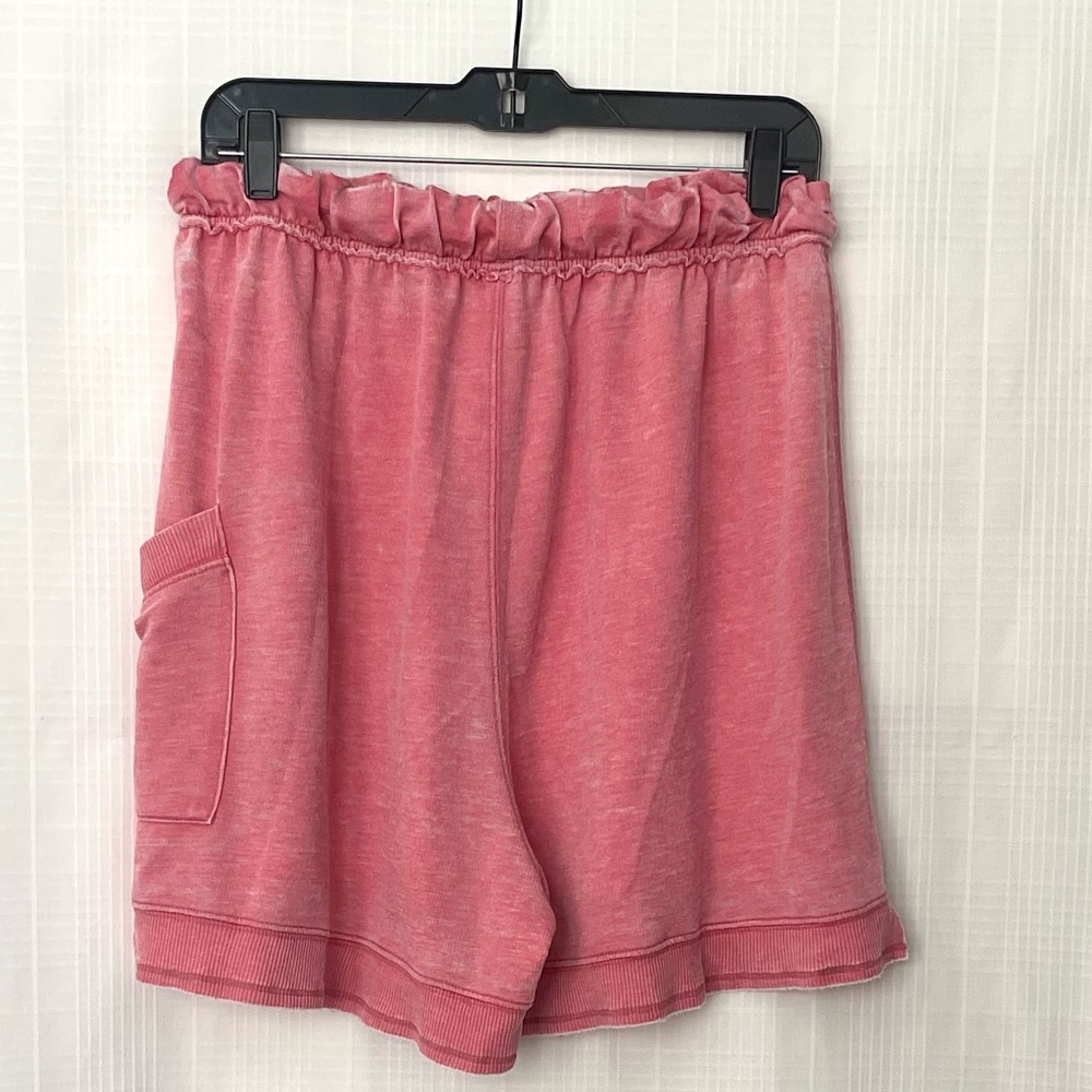Intimately by free people High Waist Pink Shorts with side pocket - Picture 2 of 8